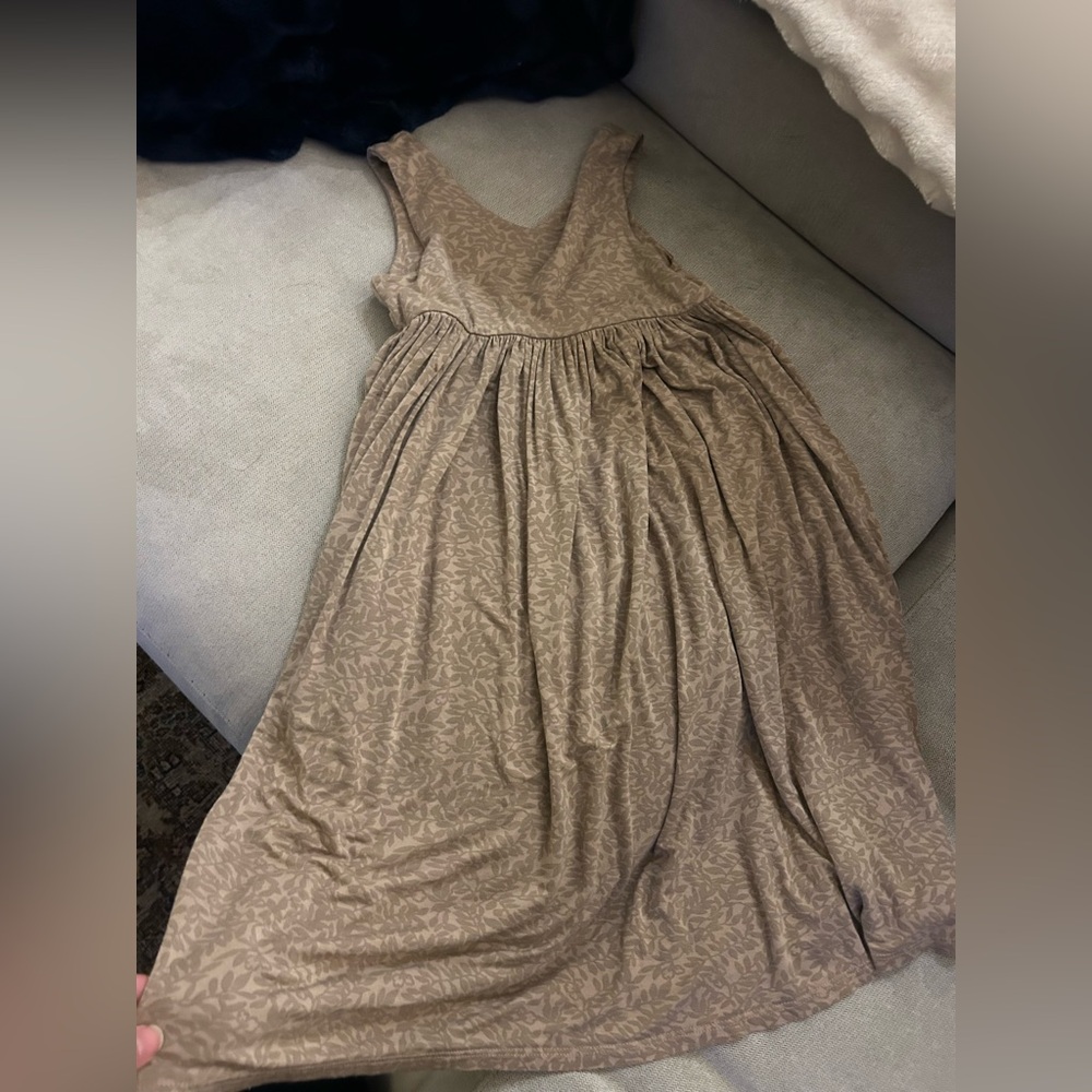 Elegant Brown Kids Casual Dress